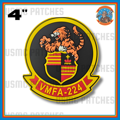 Officially Licensed USMC VMFA-224 Fighting Bengals PVC Patch
