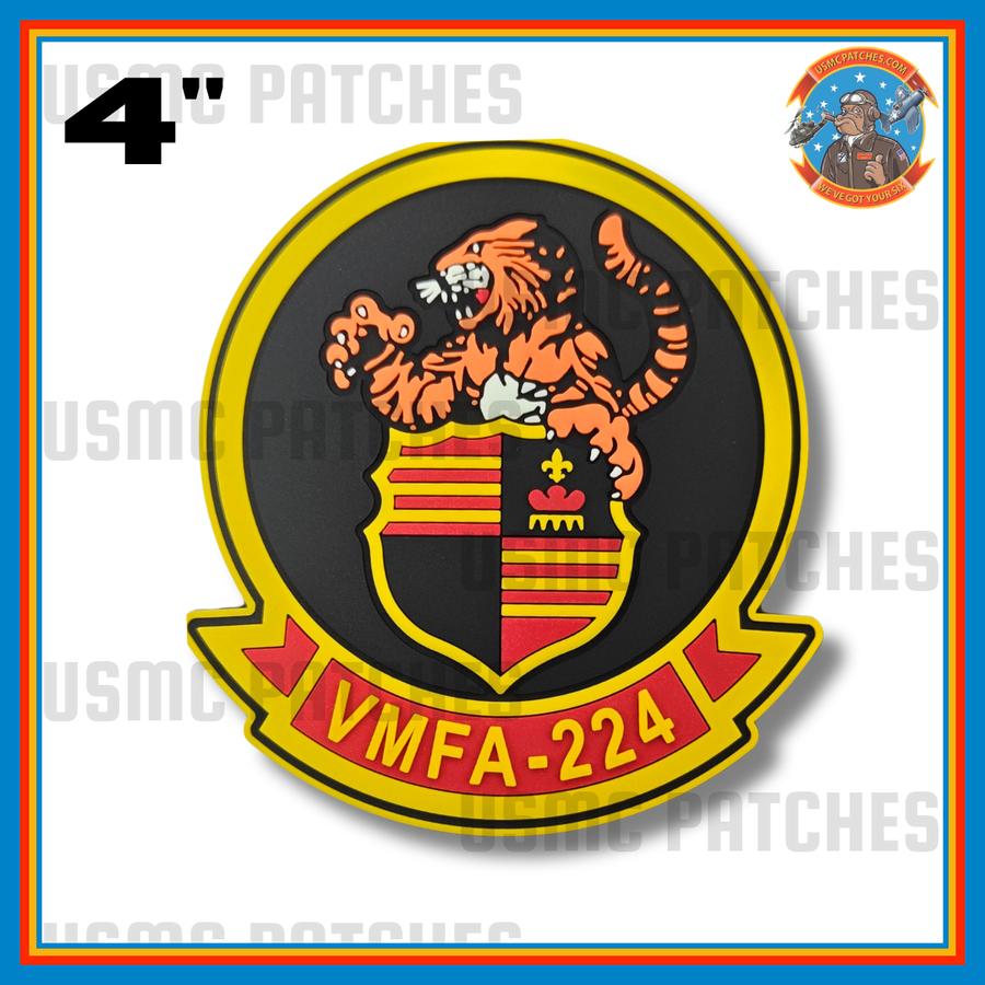 Officially Licensed USMC VMFA-224 Fighting Bengals PVC Patch