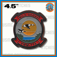 Officially Licensed USMC VMM-774 Wild Goose Leather Patches