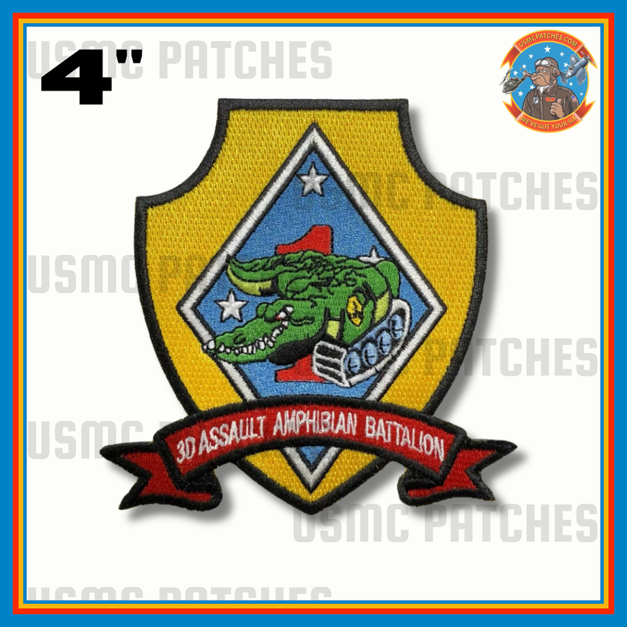 Officially Licensed 3rd Amphibious Assault Battalion Patches