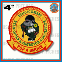 Officially Licensed USMC/ Combat Helicopter & Tiltrotor Association Pop-A-Smoke Sticker Collection