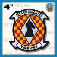 Officially Licensed USMC VMM-264 Black Knights Squadron Patch
