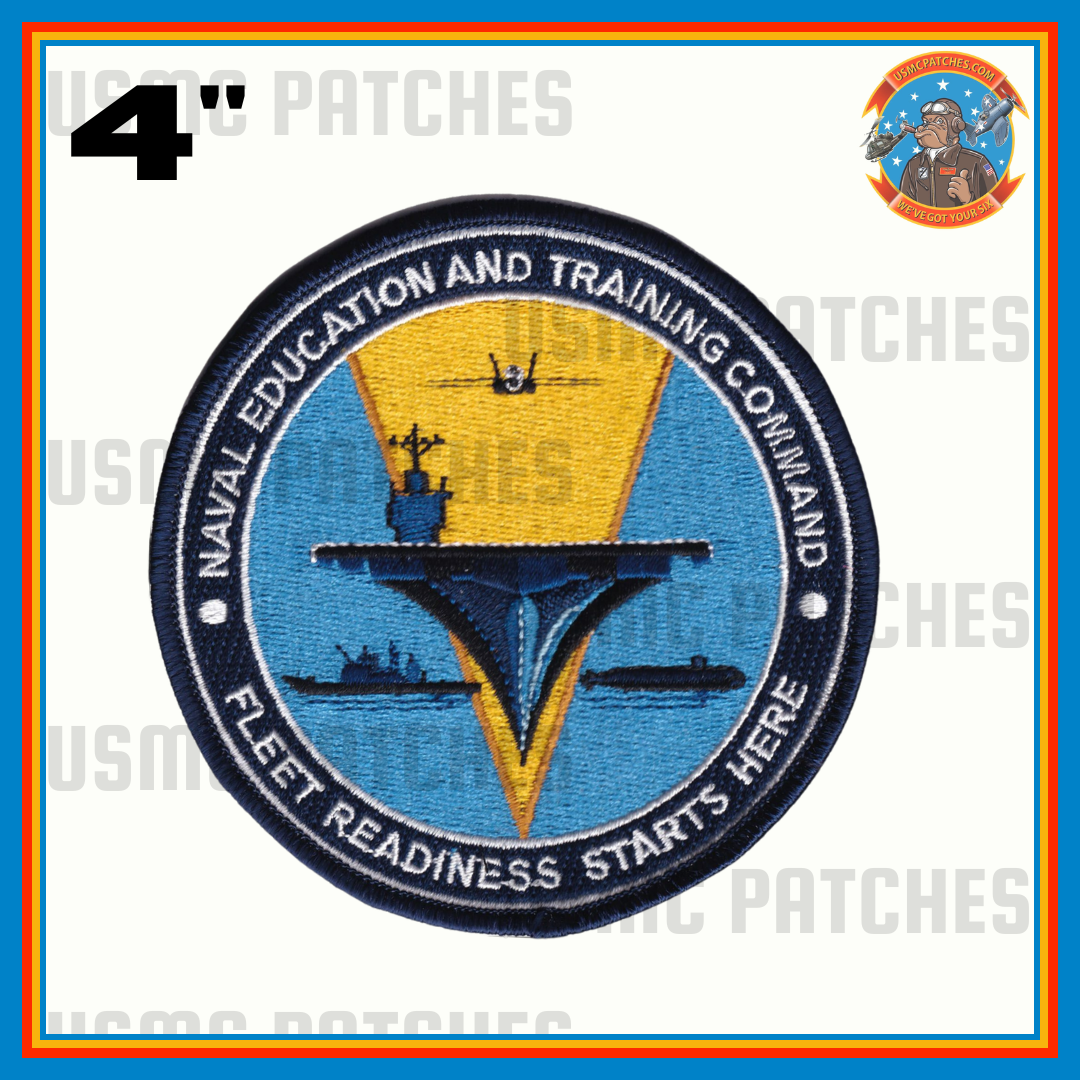 Officially Licensed US Navy Naval Education And Training Command Patch