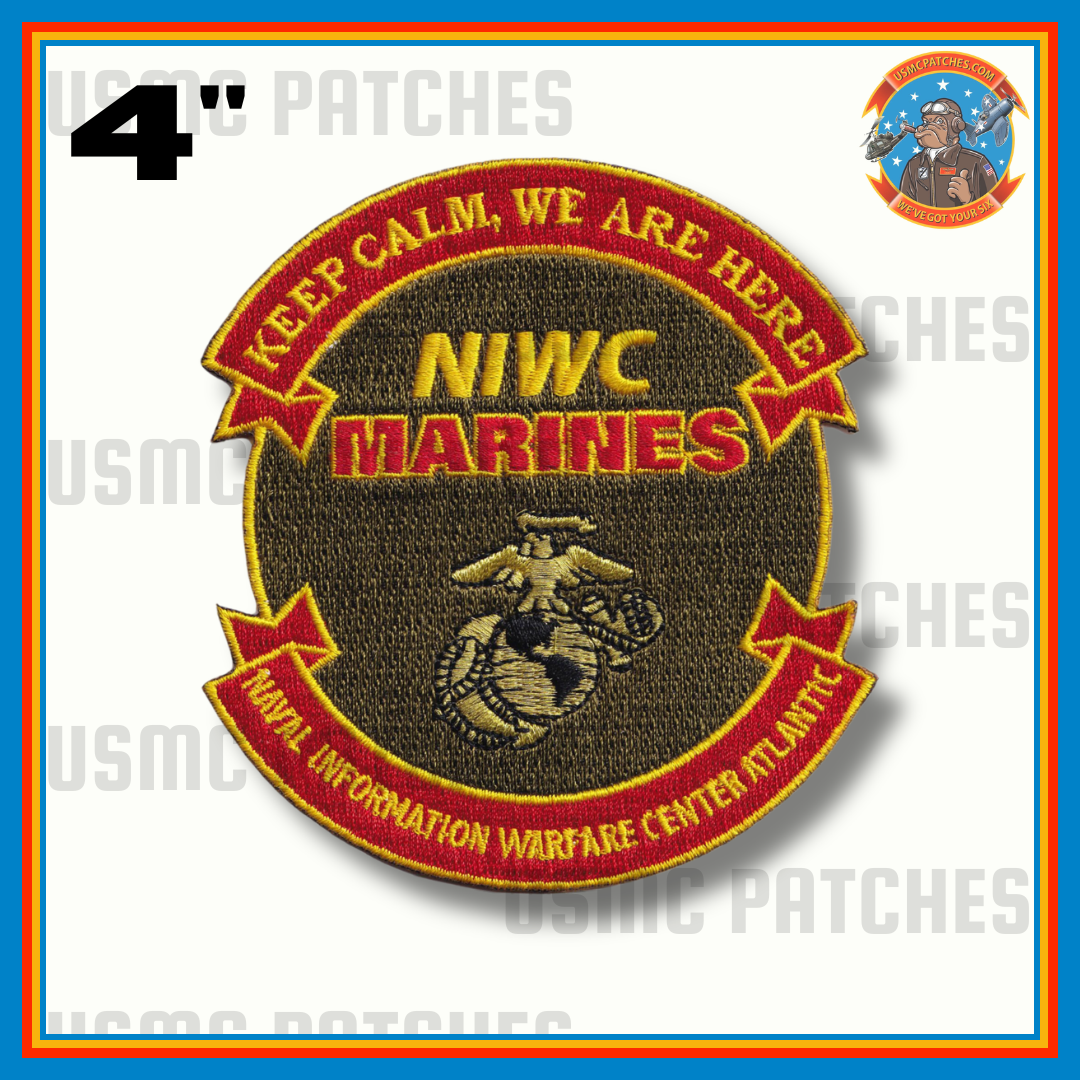 Officially Licensed USMC NIWC Atlantic Marines Patch