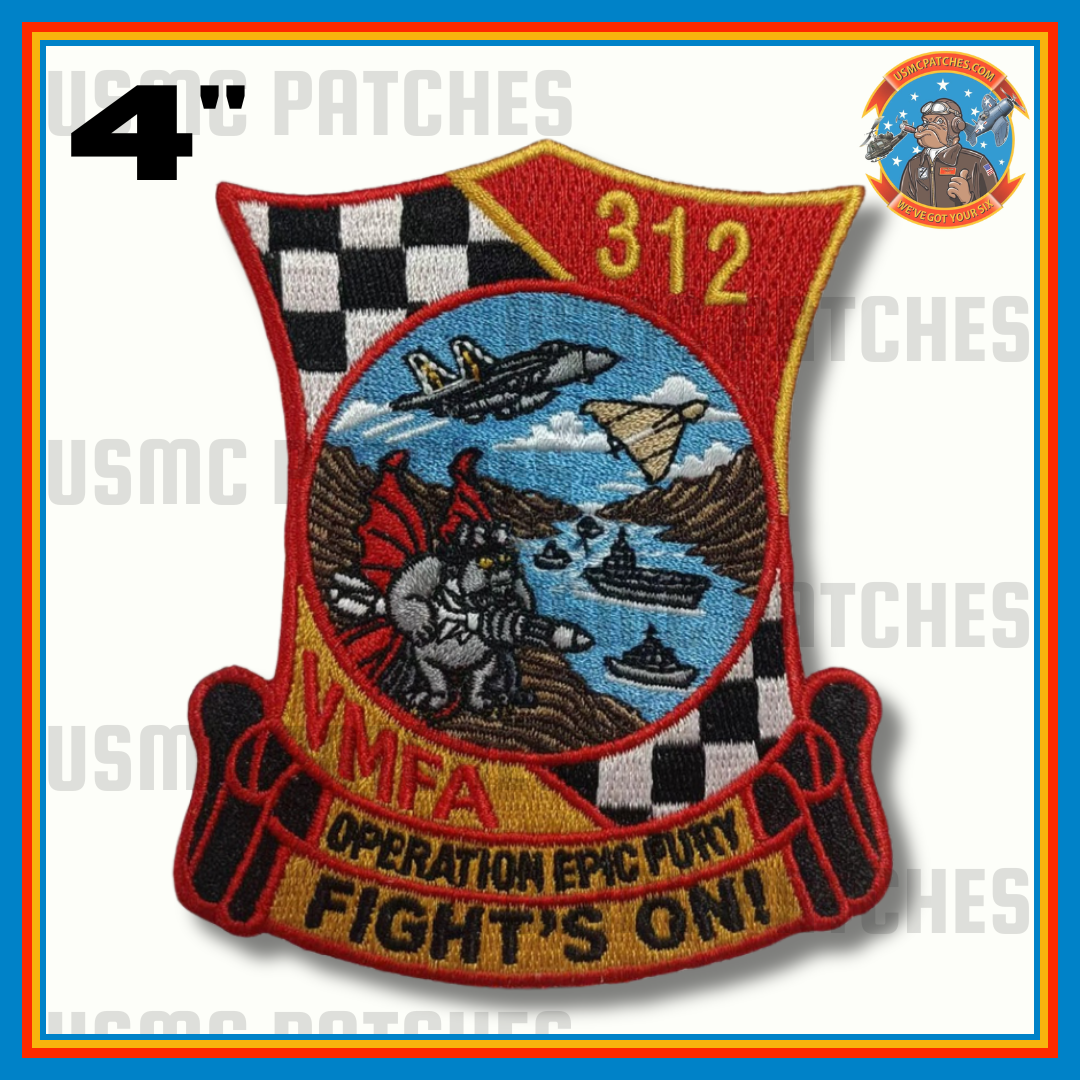 Official VMFA-312 Epic Fury Deployment Patches