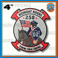 Official VMM-164(REIN) Knightriders 250th 4th July PVC Patch