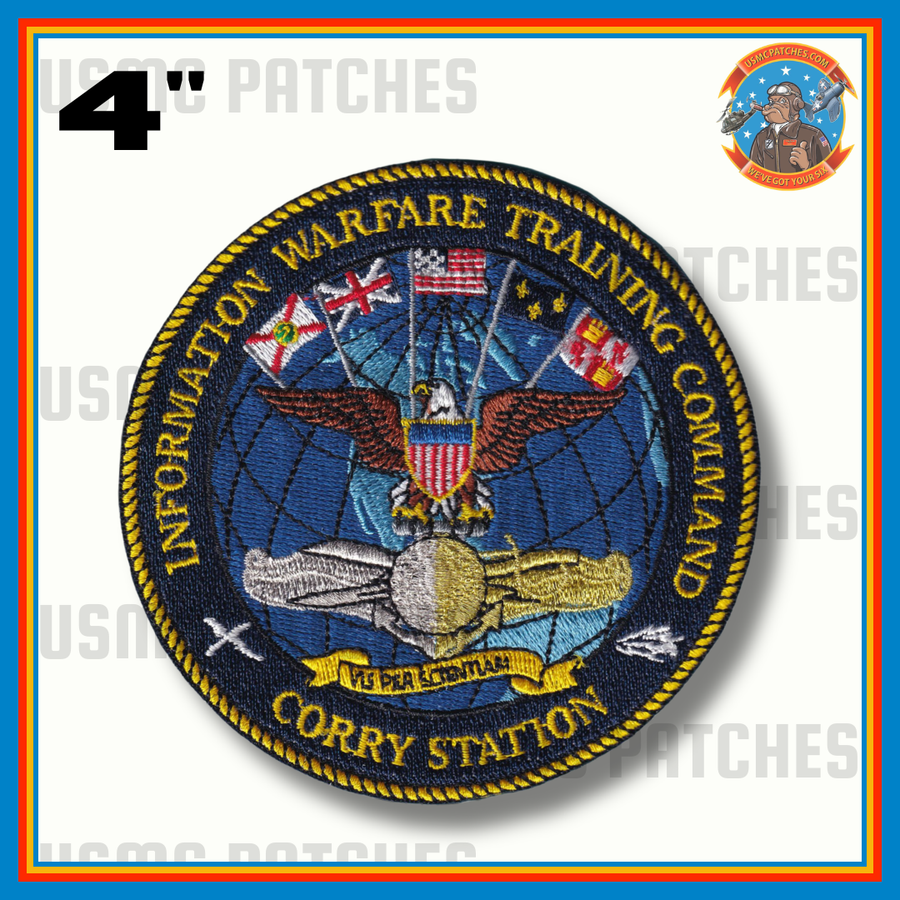 Officially Licensed US Navy Information Warfare Training Command Patch