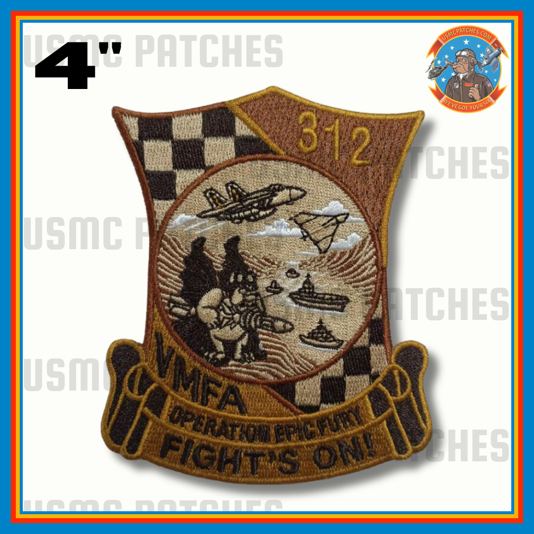 Official VMFA-312 Epic Fury Deployment Patches