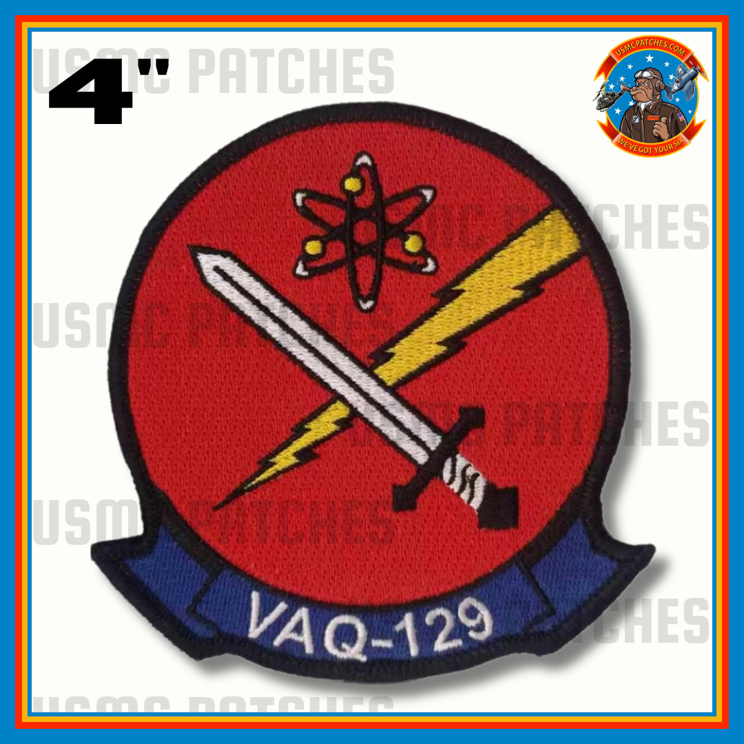 Officially Licensed US Navy VAQ-129 Vikings Squadron Patches