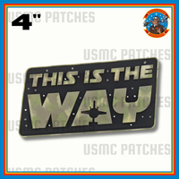 E-2 Hawkeye This is the Way PVC Glow Patches