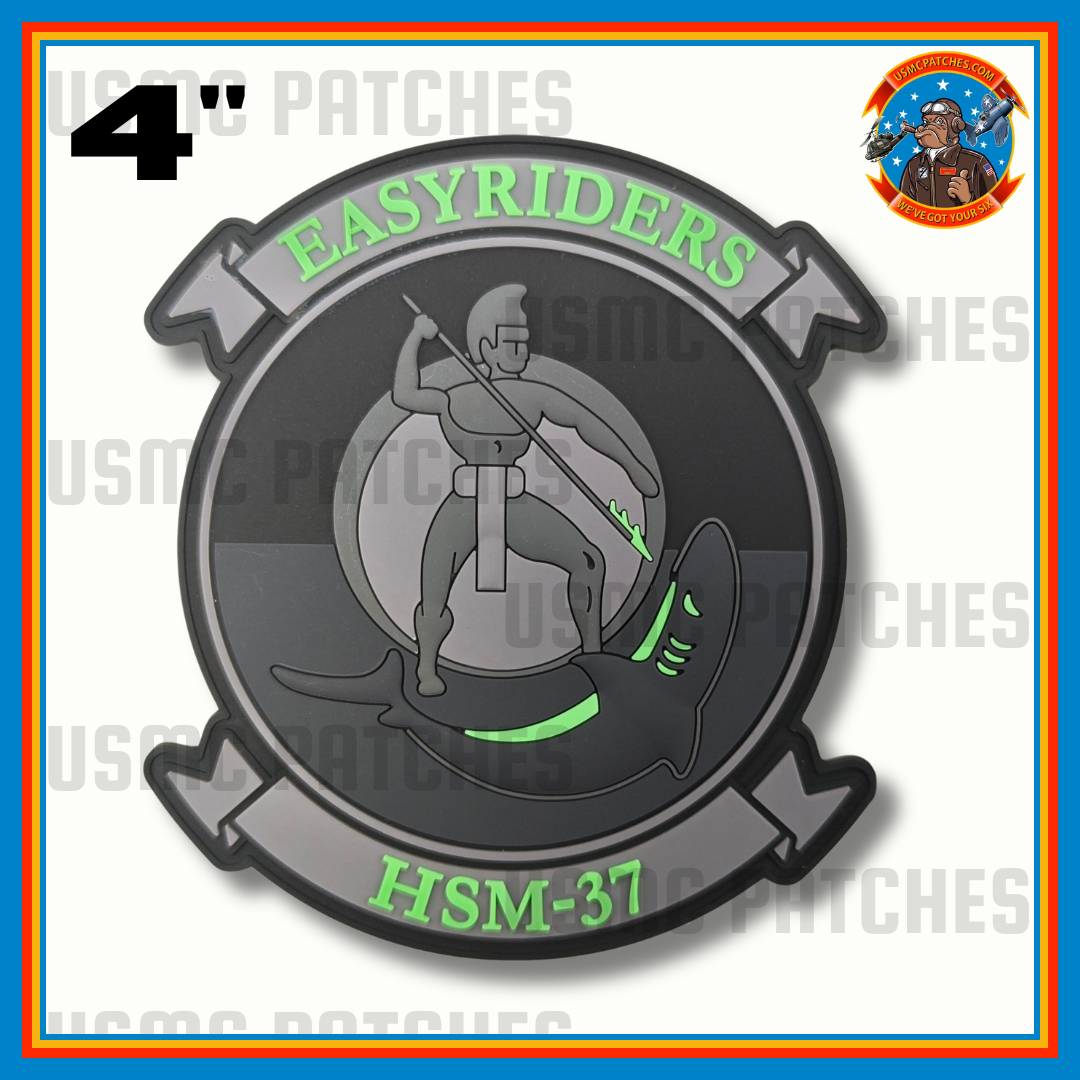 Officially Licensed US Navy HSM-37 Easy Riders PVC Patch