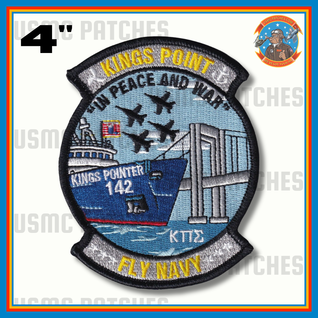 Official Merchant Marine Kings Point Fly Navy Patch