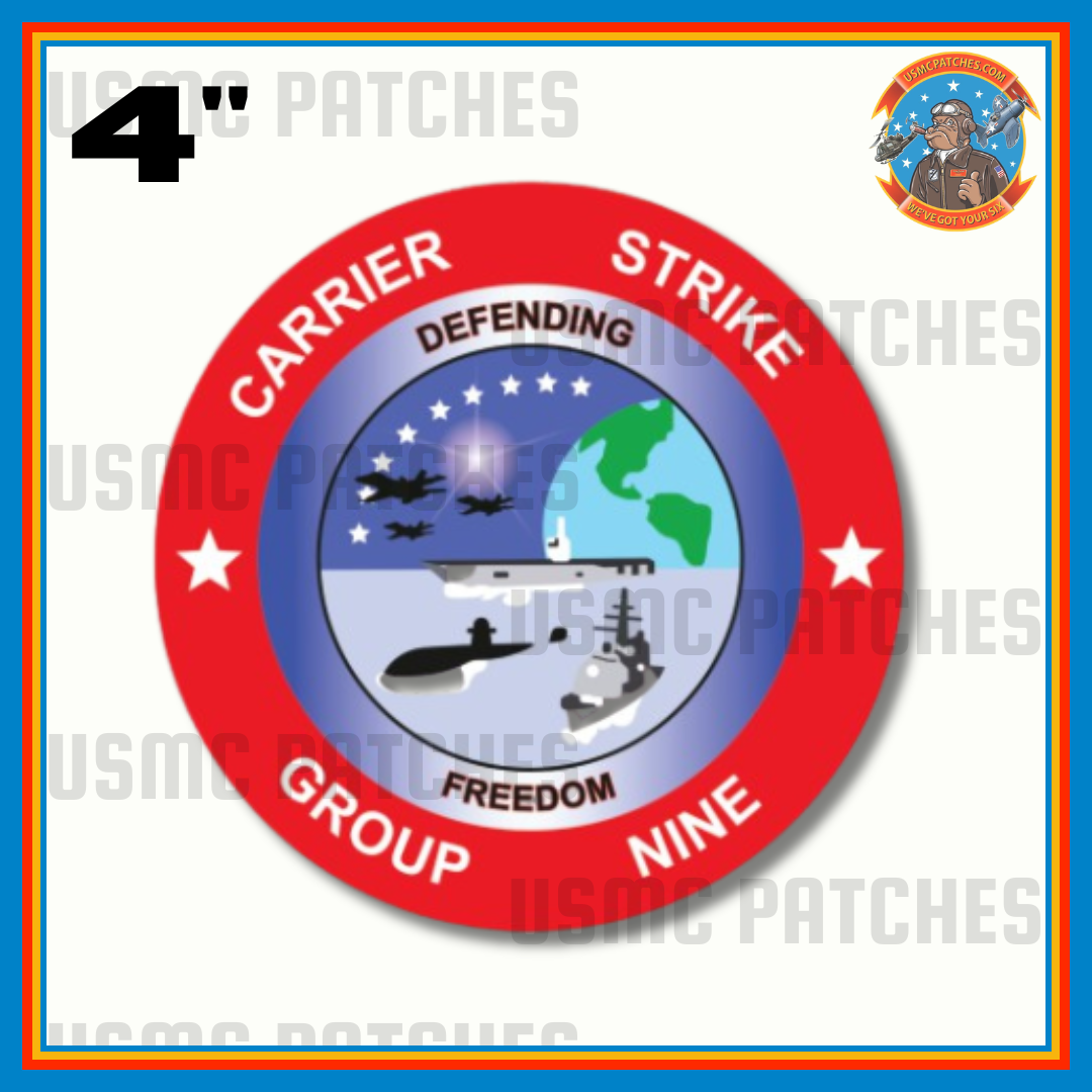 Officially Licensed US Navy Carrier Strike Group Nine CSG-9 Sticker