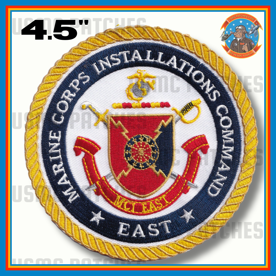 Officially Licensed USMC Marine Corps Installations Command Patches