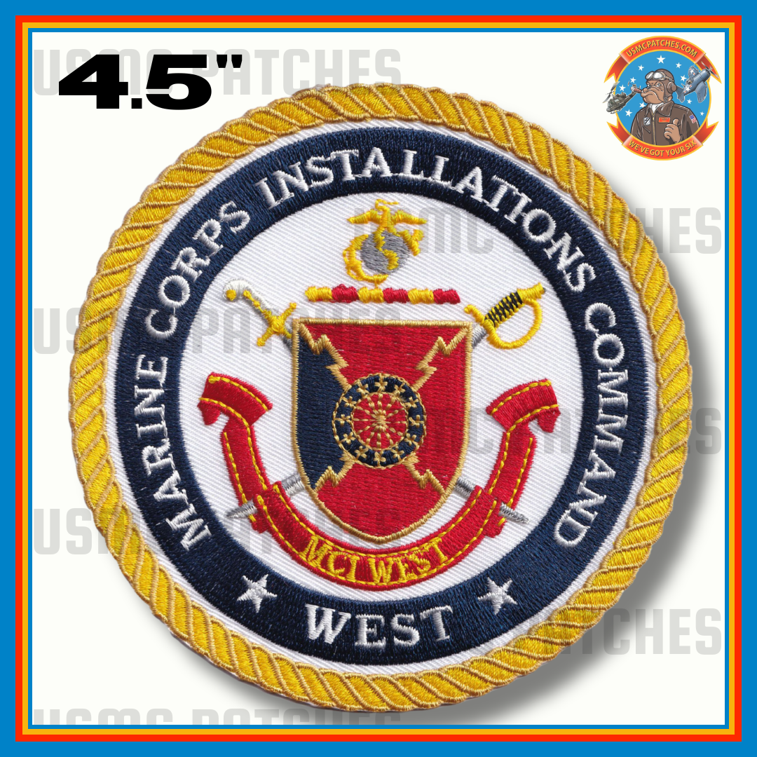 Officially Licensed USMC Marine Corps Installations Command Patches