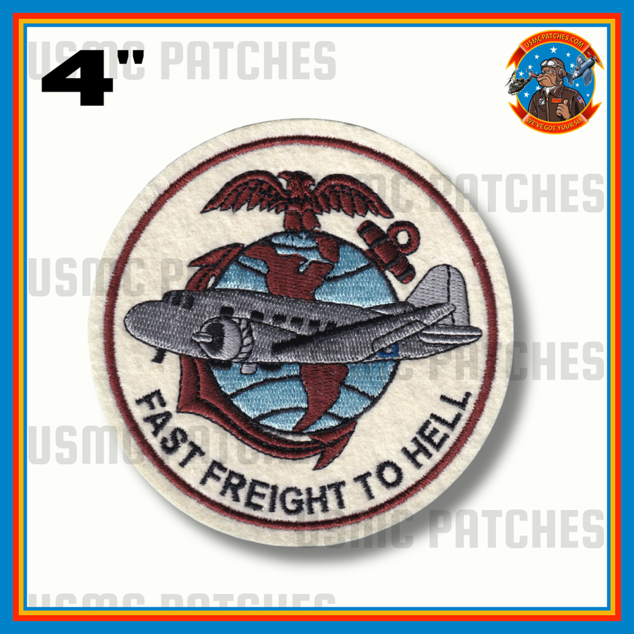 Official USMC Fast Freight to Hell Patch