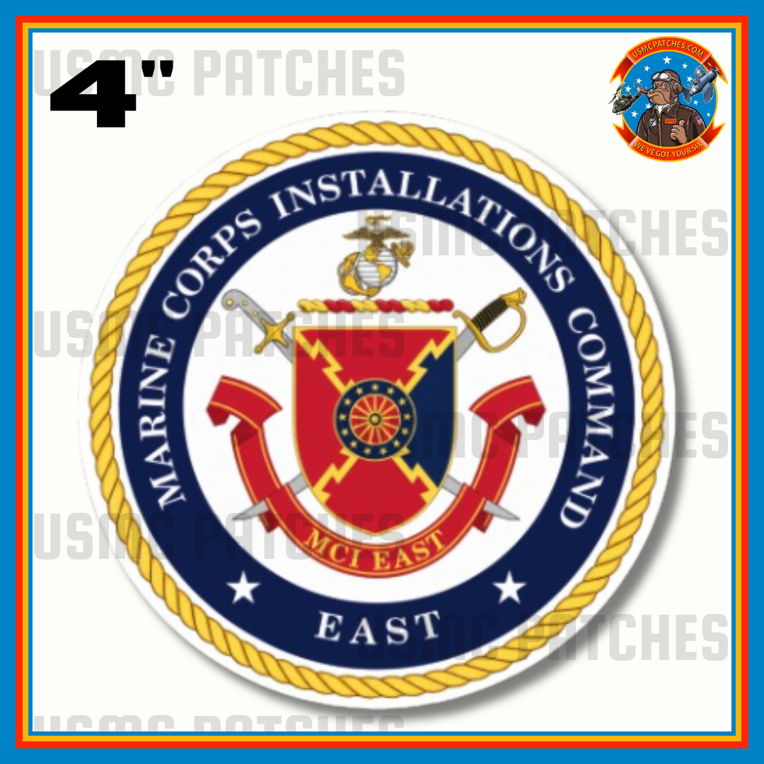 Officially Licensed USMC Marine Corps Installation Command Stickers