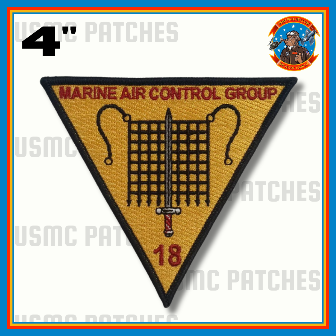 Officially Licensed USMC Marine Air Control Group 18 Patch