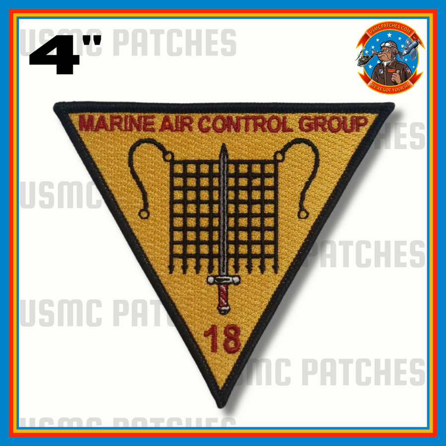 Officially Licensed USMC Marine Air Control Group 18 Patch
