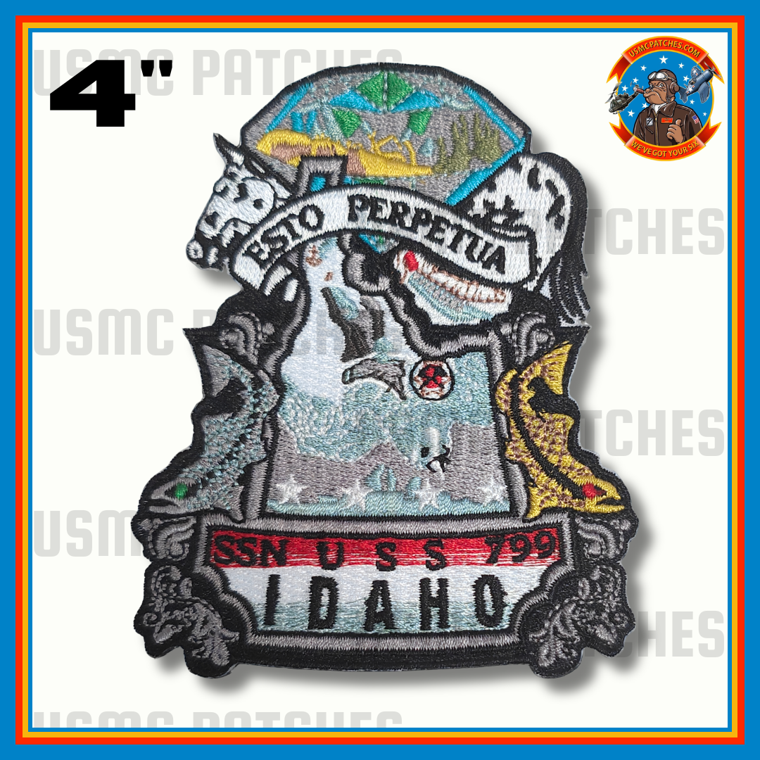 Officially Licensed US Navy USS Idaho SSN-799 Patch