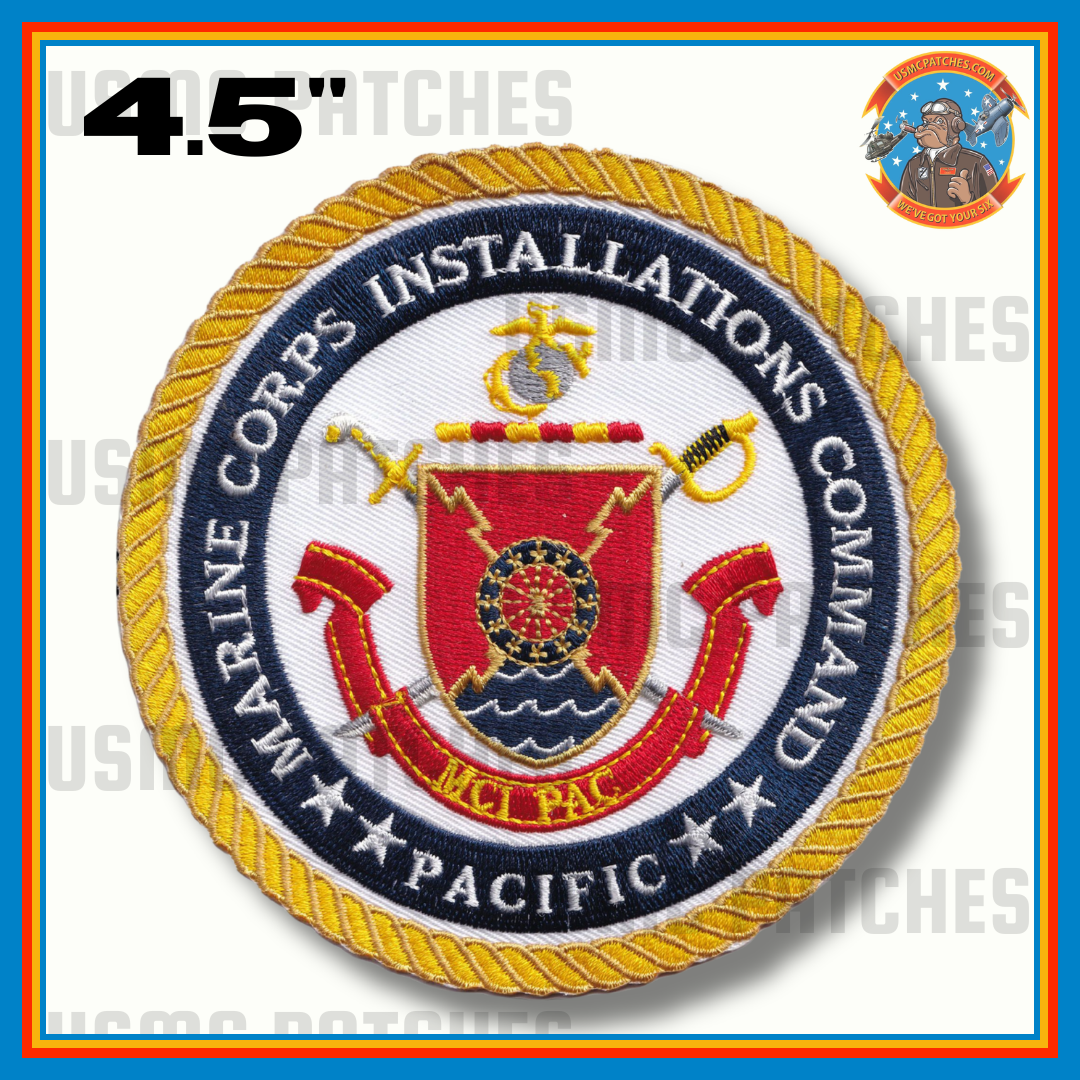 Officially Licensed USMC Marine Corps Installations Command Patches
