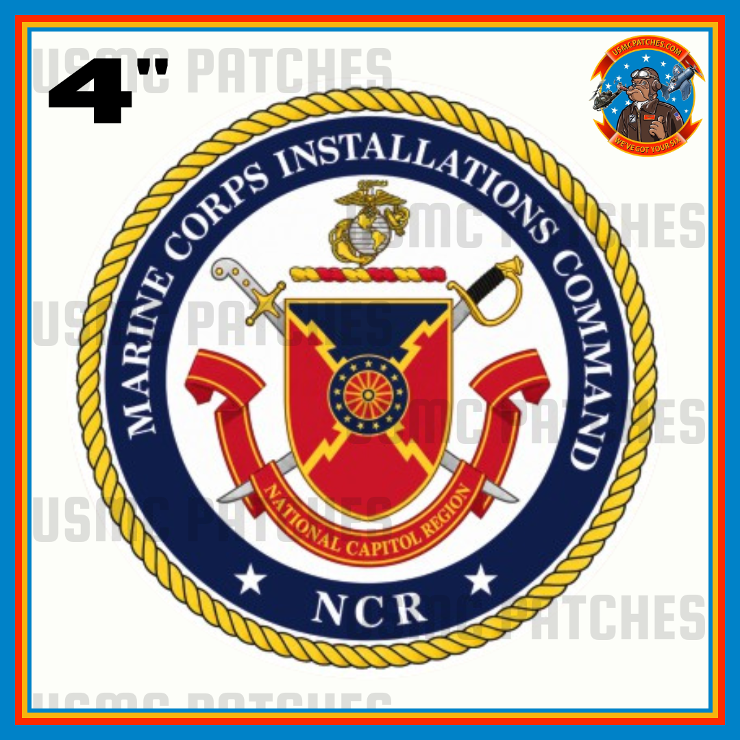 Officially Licensed USMC Marine Corps Installation Command Stickers