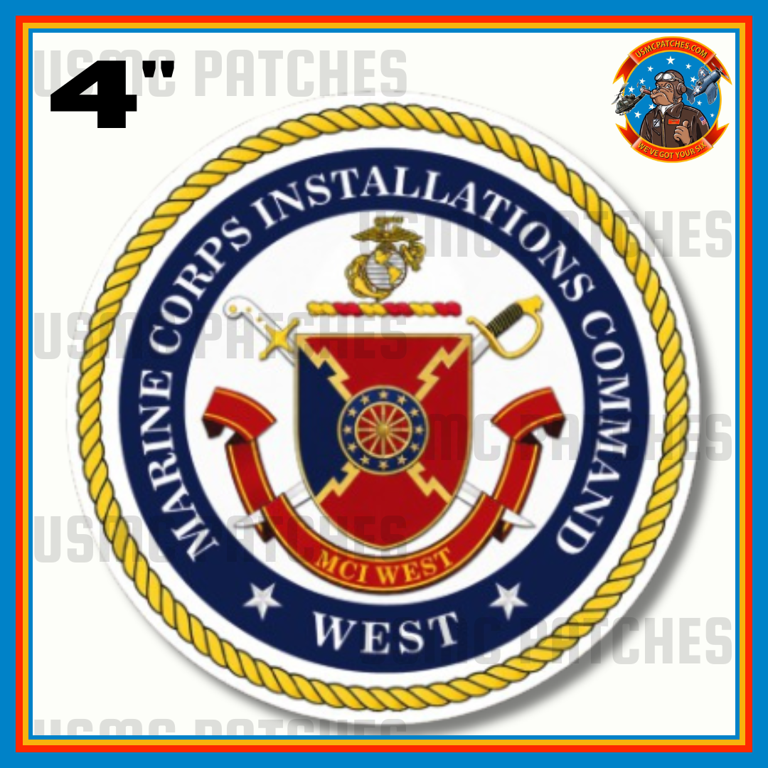Officially Licensed USMC Marine Corps Installation Command Stickers