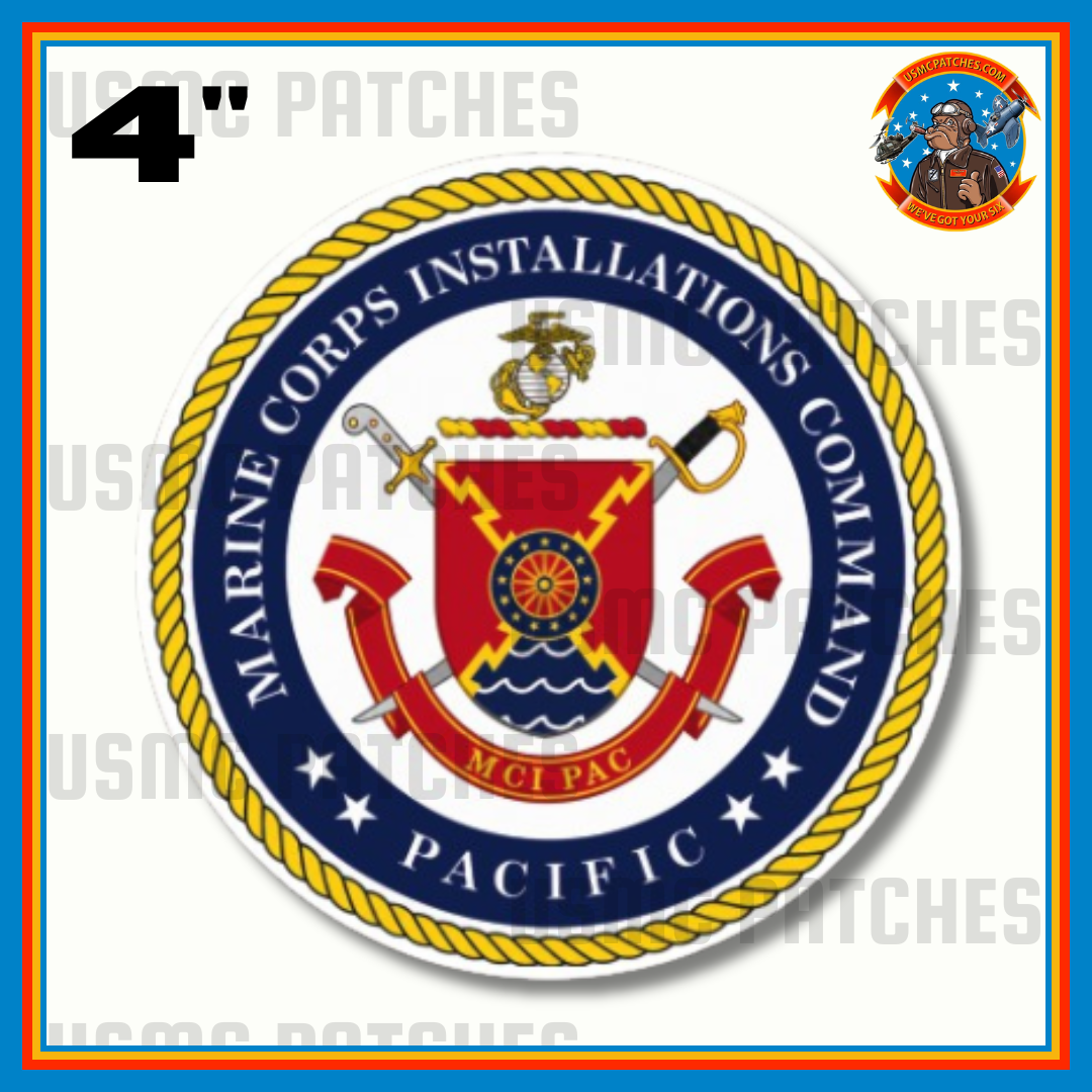 Officially Licensed USMC Marine Corps Installation Command Stickers