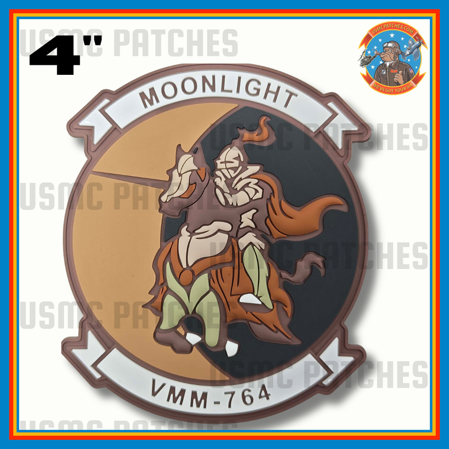 Officially Licensed USMC VMM-764 Moonlighters PVC Patch