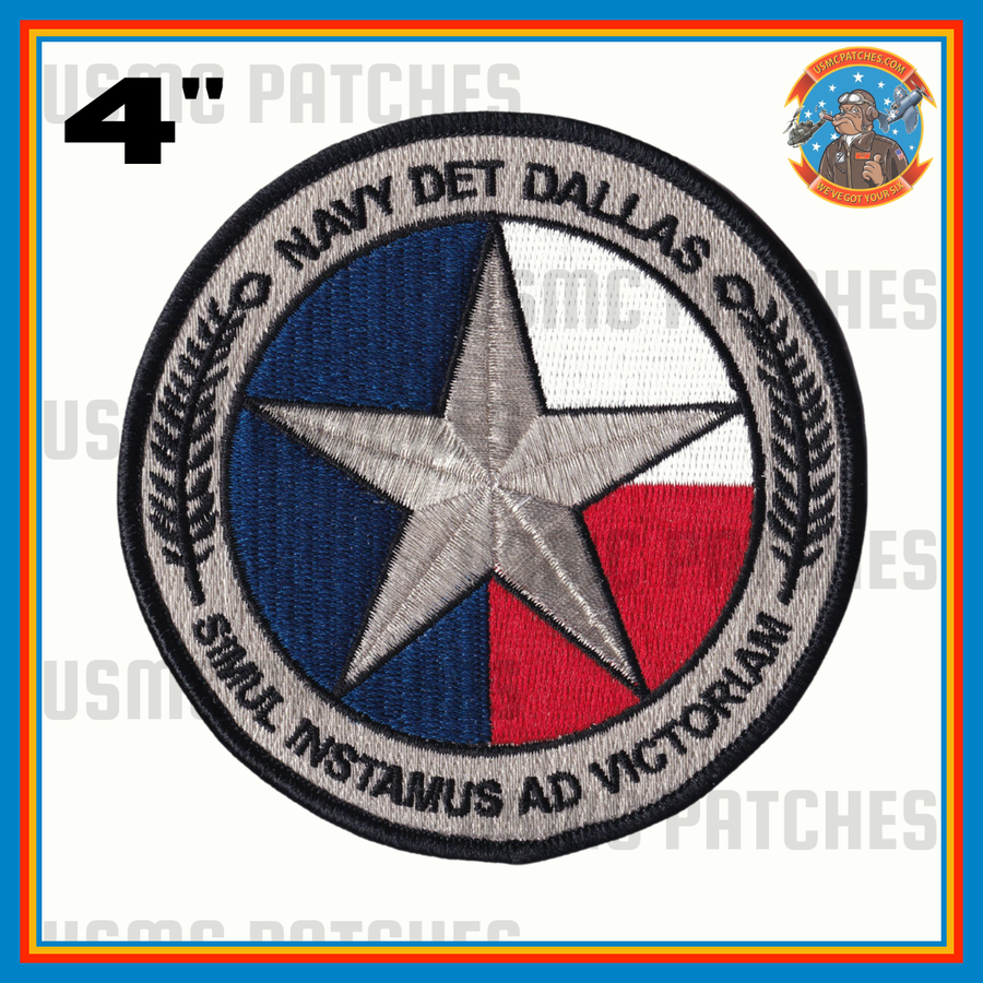 Officially Licensed US Navy Det Dallas Patch