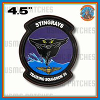 Officially Licensed US Navy VT-35 Stingrays Leather Patch