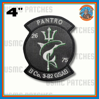 Official US Army B Co 3-82 GSAB Flippers PANTRO Patch