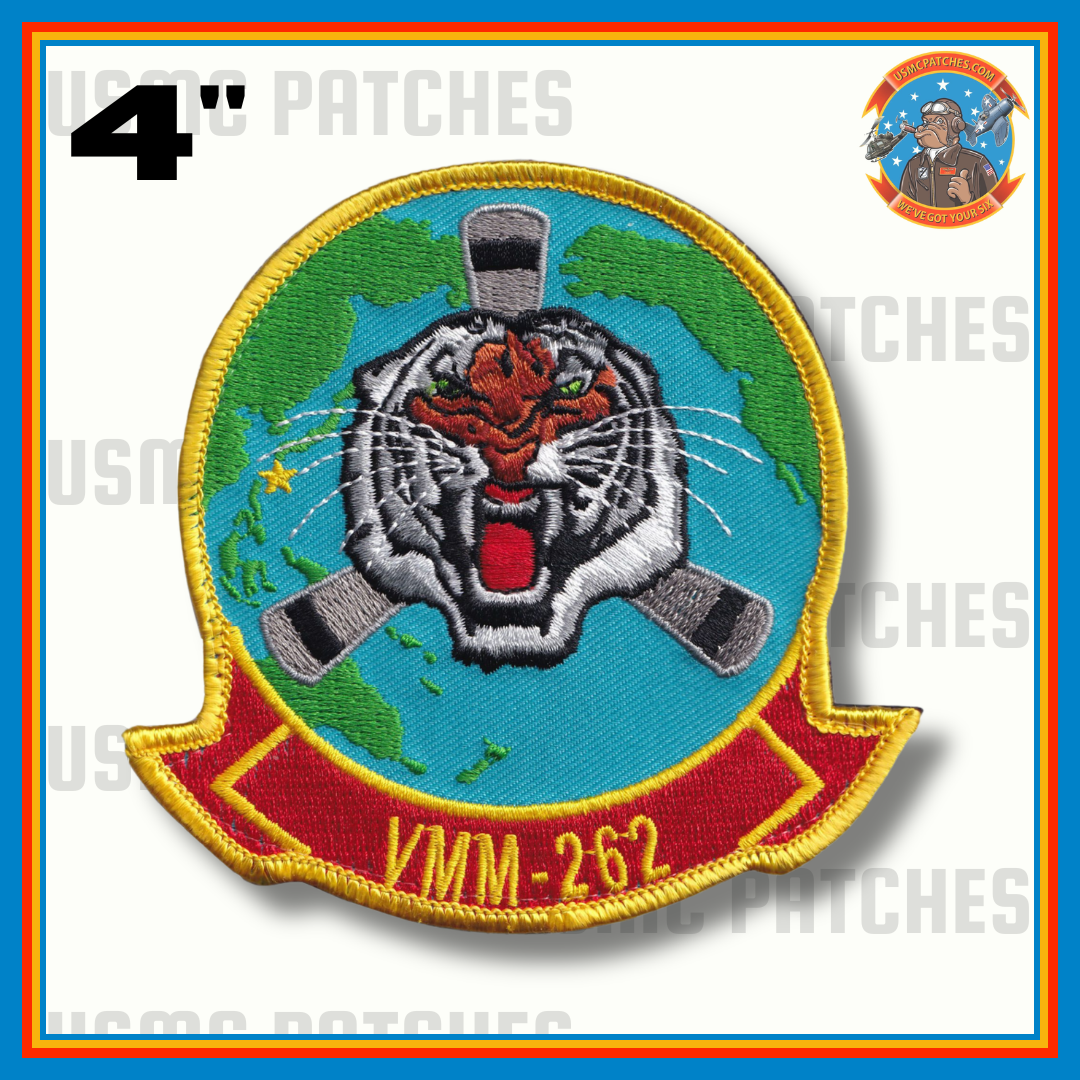 Officially Licensed USMC VMM-262 Flying Tigers Embroidered Patches