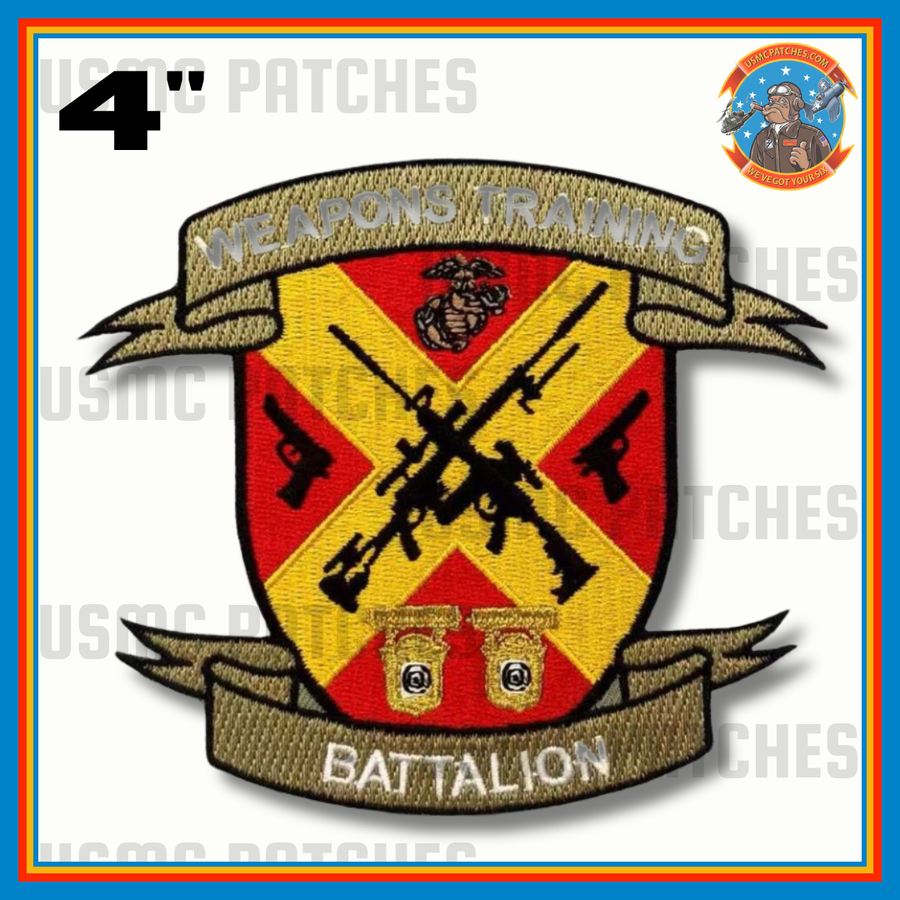 Officially Licensed USMC Quantico Weapons Training Battalion Patch