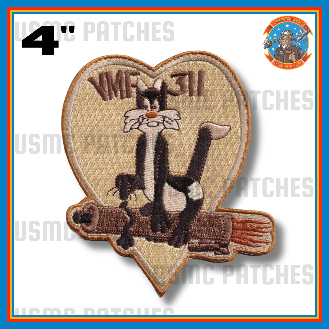 Officially Licensed USMC VMF-311 Tomcats John Glenn Patch