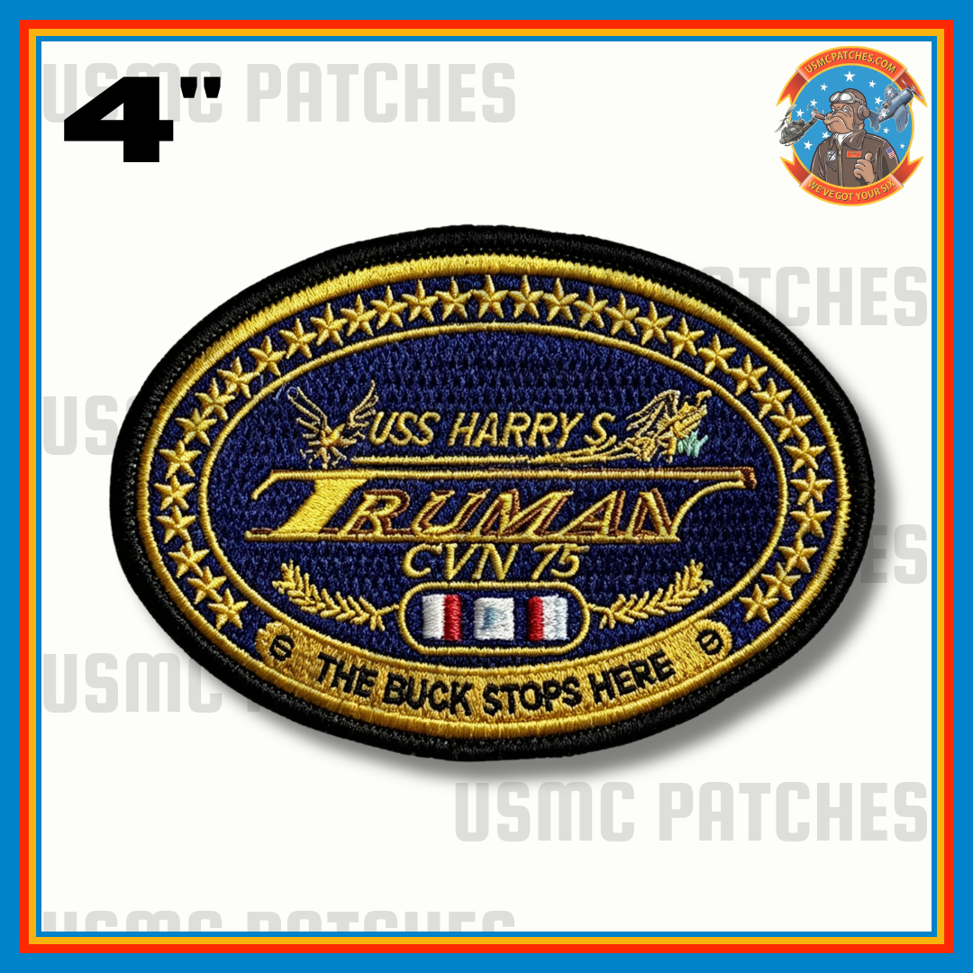Officially Licensed US Navy USS Harry S Truman CVN-75 Patch
