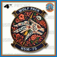 Official HSM-75 Wolfpack Day of The Dead Patch