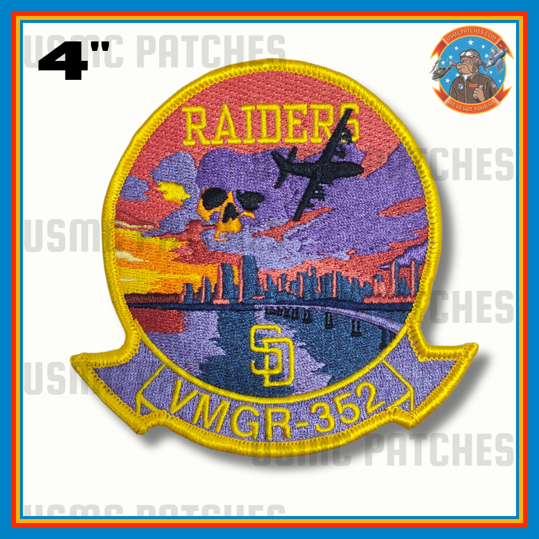 Official VMGR-352 Raiders San Diego Patch