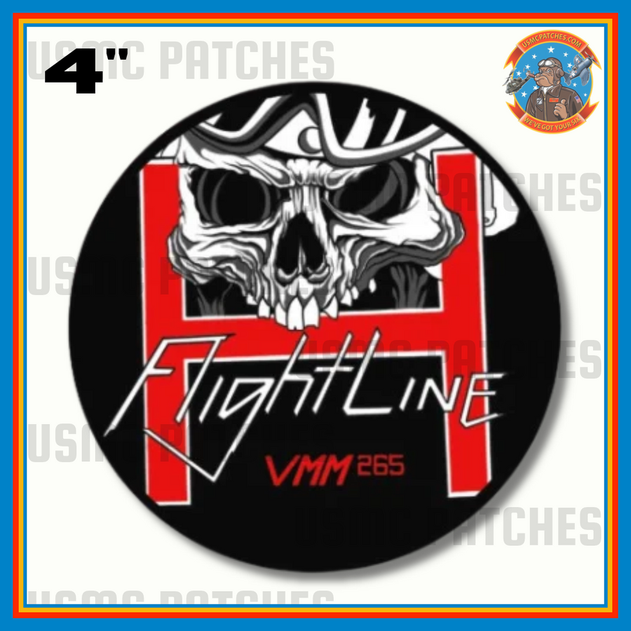 Official VMM-265 Dragons Flightline Sticker
