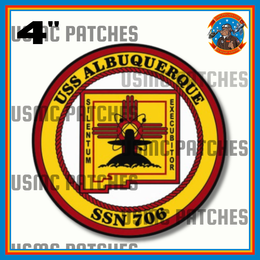 Officially Licensed US Navy USS Albuquerque SSN 706 Ship Sticker