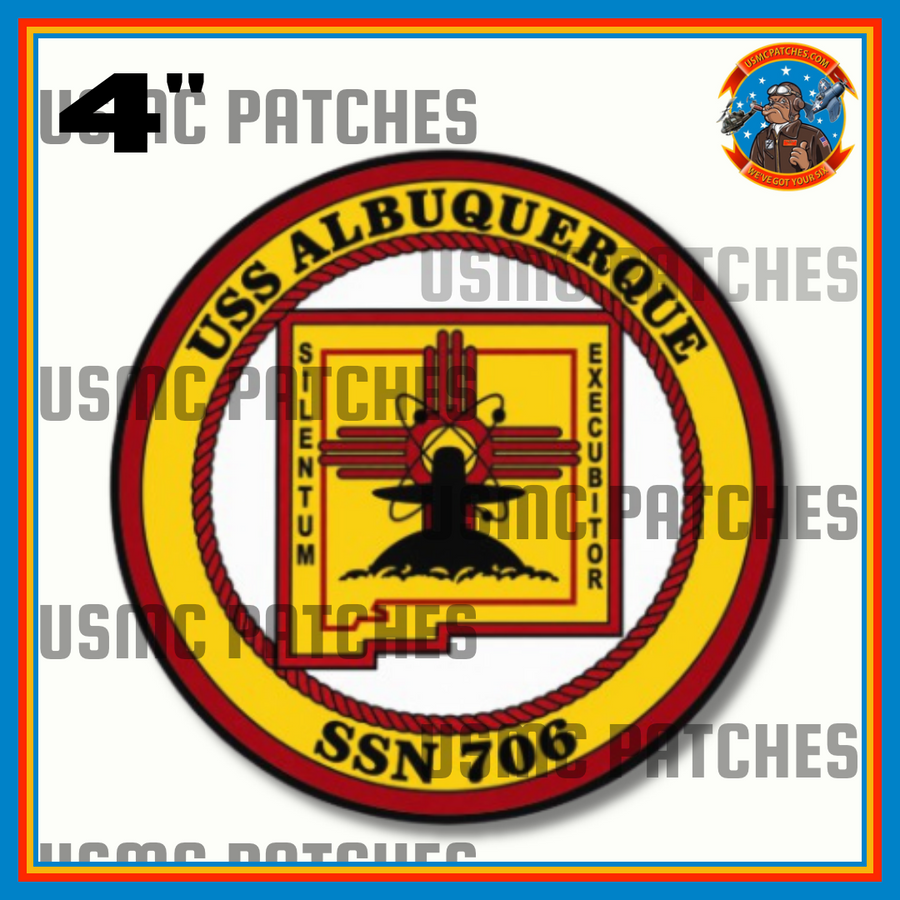Officially Licensed US Navy USS Albuquerque SSN 706 Ship Sticker