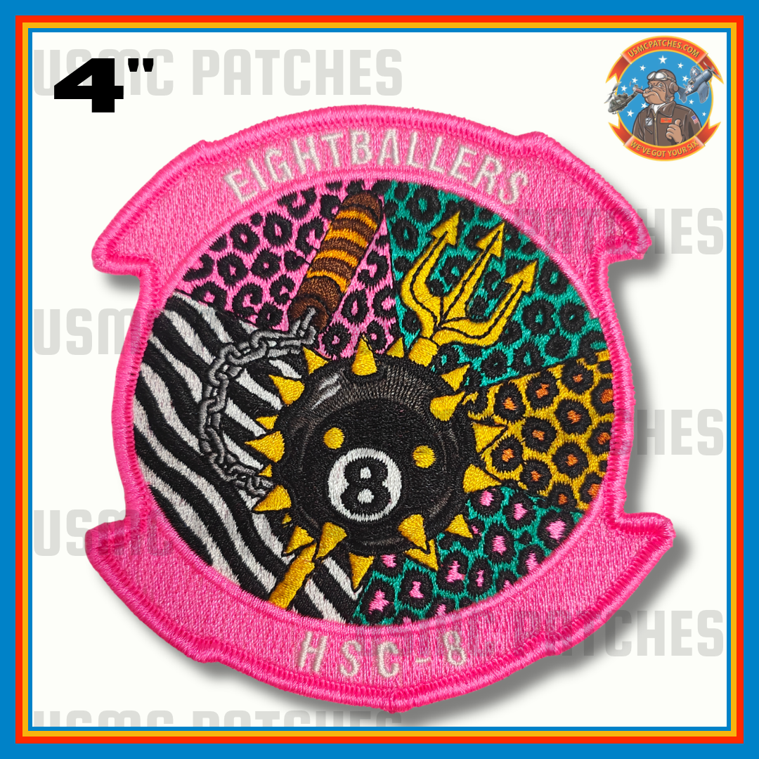 Official HSC-8 Eightballers Morale Chest Patches