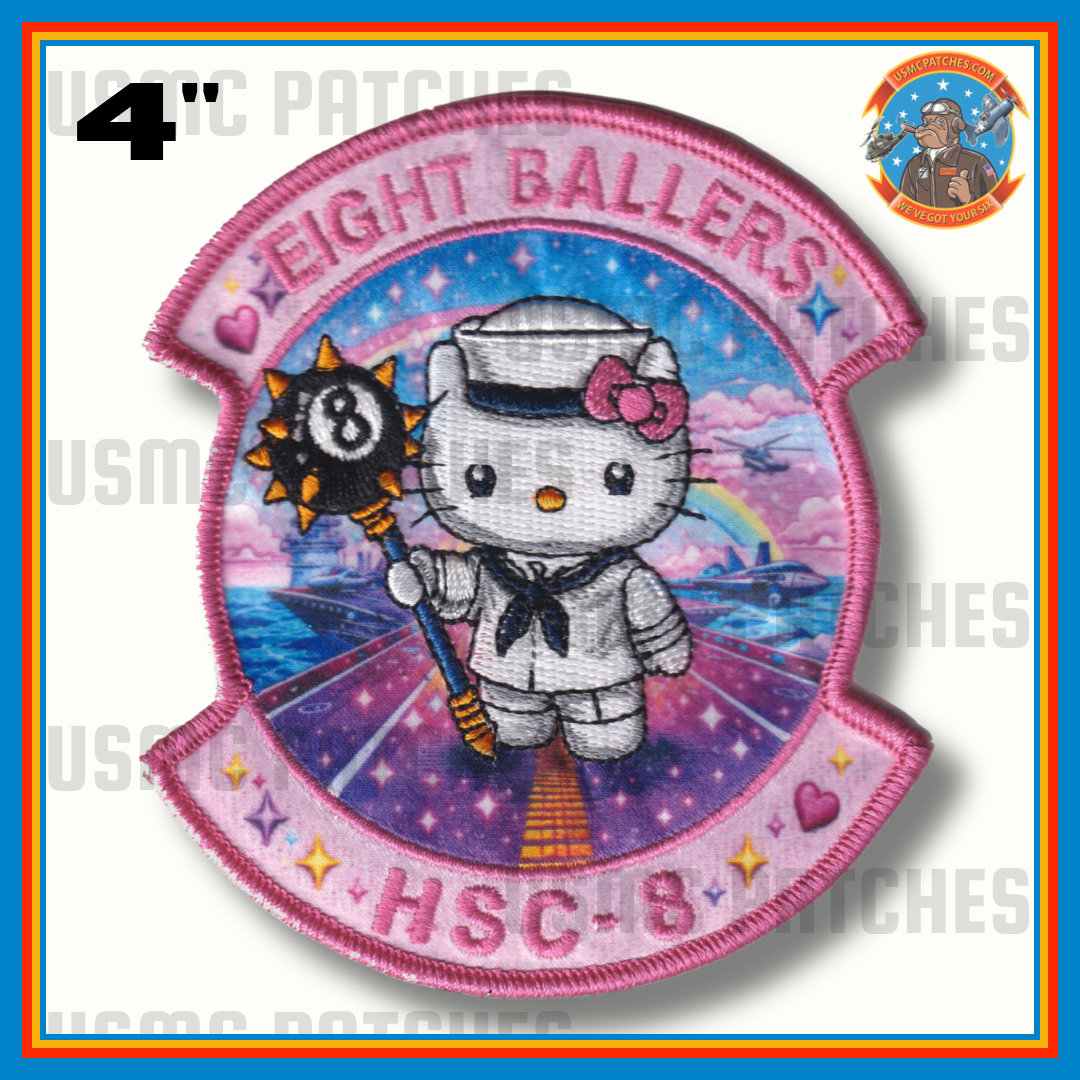 Official HSC-8 Eightballers Morale Chest Patches