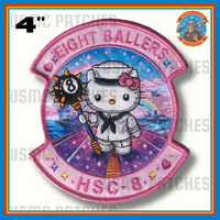 Official HSC-8 Eightballers Morale Chest Patches