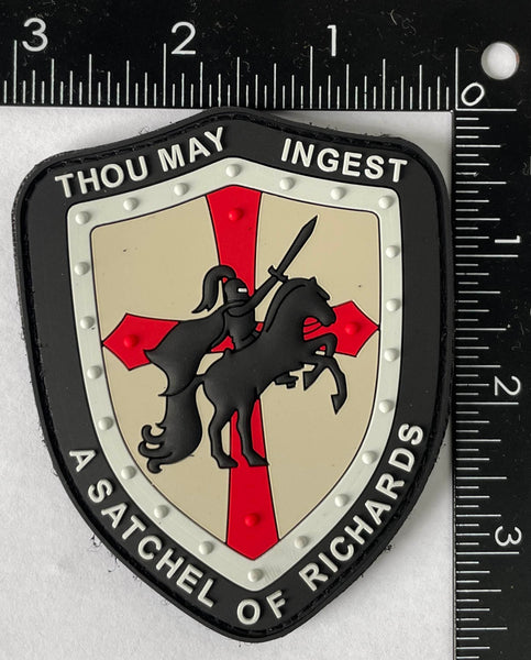 Thou May Ingest a Satchel Of Richards PVC Patch