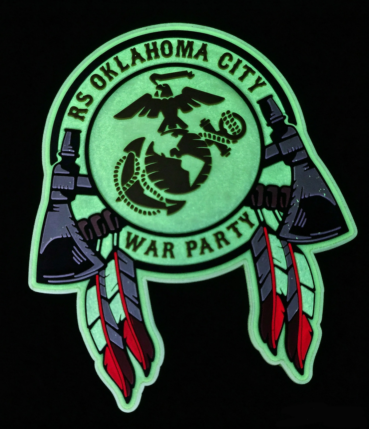 Official RS Oklahoma City War Party PVC Patches