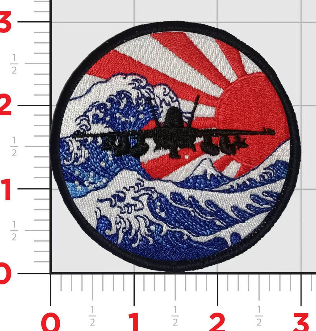 Great Wave Japan Aircraft Shoulder Patches