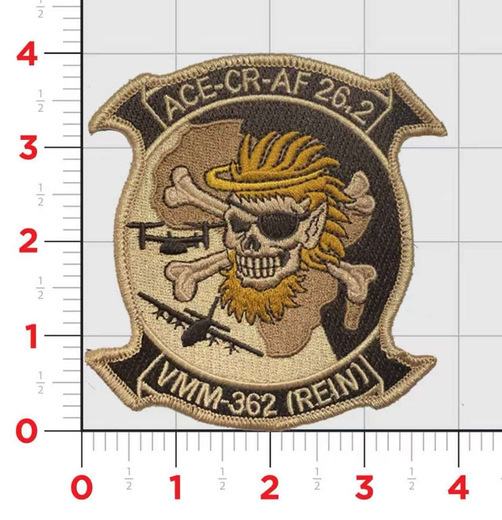 Official VMM-362 REIN Ugly Angels ACE 26.2 Africa Patch