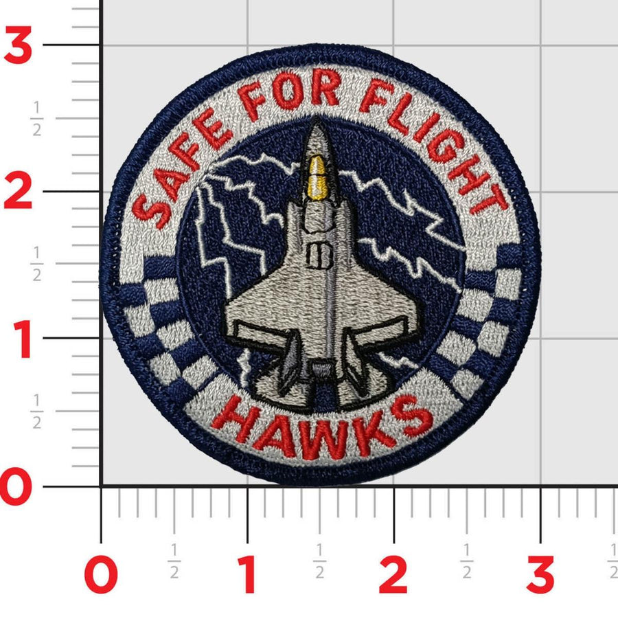 Official VMFA-533 Hawks Safe for Flight SFF F-35 Shoulder Patch