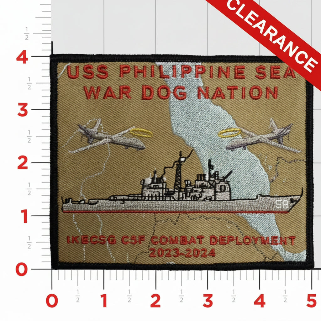 Official CG-58 USS Philippine Sea 2023-2024 Cruise Patch